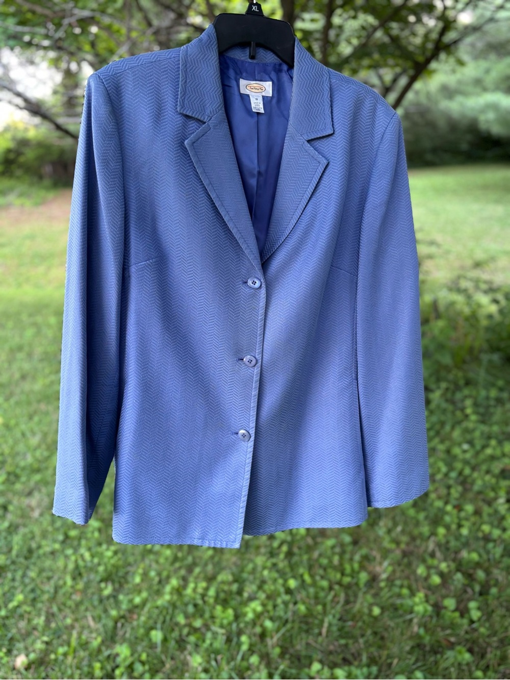 Talbots Periwinkle Blazer with pockets